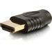 C2G HDMI to HDMI Micro Adapter - Female to Male - 1 x HDMI (Type A) Male Digital Audio/Video - 1 x HDMI (Micro Type D) Female Digital Audio/Video - Black