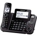 Panasonic KX-TG9541B DECT 6.0 1.90 GHz Cordless Phone - Black - 2 x Phone Line - Speakerphone - Answering Machine - Backlight