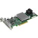 Supermicro 12Gb/s Eight-Port SAS Internal RAID Adapter - 12Gb/s SAS - PCI Express 3.0 - Plug-in Card - 8 Total SAS Port(s) - 8 SAS Port(s) Internal