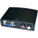 Bytecc HM201 HDMI to VGA + R/L Audio Converter - Functions: Video Conversion - 1920 x 1080 - VGA - Audio Line Out - 1 Pack - PC - External