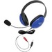 Califone Listening First 2800BL-AV Headset - Stereo - Mini-phone (3.5mm) - Wired - 32 Ohm - 20 Hz - 20 kHz - Over-the-head - Binaural - Ear-cup - 5.50 ft Cable - Electret Microphone - Blue