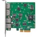 HighPoint RocketU 1144E Host Controller - PCI Express 2.0 x4 - Plug-in Card - 2 USB Port(s) - 2 SATA Port(s) - 2 USB 3.0 Port(s)