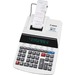 Canon MP27DII Print Calculator - Dual Color Print - Dot Matrix - 4.8 lps - Heavy Duty, Extra Large Display, Auto Power Off, Clock, Calendar, Sign Change, Item Count - 12 Digits - Fluorescent - AC Supply Powered - 3" x 8.9" x 13" - Beige - 1 Each