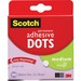 Scotch Adhesive Dots - 0.30" Length x 0.30" Width - Dispenser Included - 300 / Box - Clear