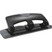 Swingline SmartTouch Low-Force 3-Hole Punch - 3 Punch Head(s) - 20 Sheet - 9/32" Punch Size - 4.50" (114.30 mm) x 12" (304.80 mm) x 4.40" (111.76 mm) - Black, Gray