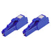 AddOn 2-Pack 5dB fixed Male to Female LC/UPC SMF OS1 Simplex fiber Attenuator - 100% compatible and guaranteed to work