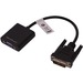 Raritan DVI-D To VGA Converter for DVI-D Output Video Port - DVI-D/VGA Video Cable for Video Device - First End: 1 x DVI-D Digital Video - Male - Second End: 1 x 15-pin HD-15 - Female - Black