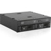 iStarUSA T-5K225T-SA Drive Enclosure for 5.25" - Serial ATA/600 Host Interface Internal - Black - 3 x Total Bay - 1 x 5.25" Bay - 2 x 2.5" Bay - Steel, SECC