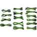 Corsair Professional Individually Sleeved DC Cable Kit, Type 3 (Generation 2), Green