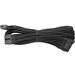 Corsair Individually Sleeved 24pin ATX Cable (Generation 2), Black - For Power Supply - Black - 2 ft Cord Length - 1