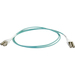 C2G 1m LC Uniboot 10Gb 50/125 OM3 Duplex Multimode Fiber Cable - Aqua - 1m LC Uniboot 10Gb 50/125 OM3 Duplex Multimode Fiber Cable - Aqua