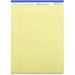 Hilroy Micro Perforated Business Notepad - 50 Sheets - 0.31" Ruled - 8 3/8" x 10 7/8" - Yellow Paper - Micro Perforated, Easy Peel - 1Pack of 10 pads