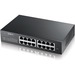 ZyXEL GS1900-16 Fanless 16 Port GbE L2 Web Managed Rackmountable Switch - 16 Ports - L2 Web Managed - 16 x RJ-45 - 10/100/1000Base-T - Rackmountable