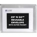 C-Line Zip 'N Go Zippered Expanding Poly Pockets - Letter - 8 1/2" x 11" Sheet Size - 200 Sheet Capacity - Exterior Pocket(s) - Polypropylene - Clear - 3 / Pack
