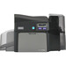 Fargo DTC4250e Desktop Dye Sublimation/Thermal Transfer Printer - Color - Card Print - USB - LCD Display Screen - 6 Second Mono - 24 Second Color - 300 dpi - 2.13" Label Width - 3.37" Label Length
