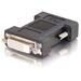 C2G DVI-D M/F Port Saver Adapter - 1 x 24-pin DVI-D Digital Video Male - 1 x 24-pin DVI-D Digital Video Female - White