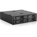 iStarUSA Trayless 5.25" to 4x 2.5" SATA 6 Gbps HDD SSD Hot-swap Rack - 4 x HDD Supported - 4 x SSD Supported - Serial ATA/600 Controller0, 1, 5, JBOD - 4 x Total Bays - 4 x 2.5" Bay - Internal