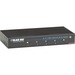 Black Box 4 x 1 DVI Switch with Audio - 1920 x 1200 - WUXGA - 4 x 1 - Blu-ray Disc Player, Display1 x DVI Out