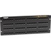 Black Box CAT6 Patch Panel - 4U, Unshielded, 96-Port - 96 x RJ-45 - 96 Port(s) - 96 x RJ-45 - 4U High - 19" Wide - Rack-mountable - TAA Compliant