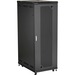 Black Box Select Plus Split Rear Door Cabinet with Mesh Front, 42U, 30"W x 42"D - For Server - 42U Rack Height - Black - Mesh, Steel - 2200 lb Maximum Weight Capacity