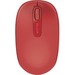 Microsoft 1850 Mouse - Wireless - Flame Red