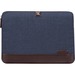 Brenthaven Collins 1912 Carrying Case (Sleeve) for 11" Notebook - Indigo - Scratch Resistant Interior - Polyurethane, Leather, Chambray Body - MicroFiber Interior Material - 8.5" Height x 13" Width x 0.5" Depth