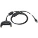 Zebra USB Charge/Communication Cable from Terminal to Host System25-108022-04R - Proprietary/USB Data Transfer Cable for Mobile Computer - First End: 1 x USB - Second End: 1 x Proprietary - Black