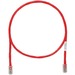 Panduit Powersum+ Cat.5e UTP Patch Network Cable - 3 ft Category 5e Network Cable for Network Device - First End: 1 x RJ-45 Network - Male - Second End: 1 x RJ-45 Network - Male - Patch Cable - Red - 1