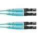 Panduit Fiber Optic Duplex Patch Network Cable - 20 ft Fiber Optic Network Cable for Network Device - First End: 2 x LC Network - Male - Second End: 2 x LC Network - Male - Patch Cable - 50/125 µm - Aqua - 1