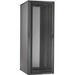 Panduit N8522B Rack Cabinet - For LAN Switch - 45U Rack Height - Floor Standing - Black - Steel