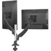 Chief KONTOUR K1C220B Desk Mount for Flat Panel Display - Black - Height Adjustable - 2 Display(s) Supported - 10" to 30" Screen Support - 44 lb Load Capacity - 75 x 75, 100 x 100 - VESA Mount Compatible - Aluminum