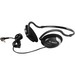 Bosch HDP-LWN Lightweight Neckband Headphone - Stereo - Charcoal, Silver - Mini-phone (3.5mm) - Wired - 32 Ohm - 20 Hz 20 kHz - Gold Plated Connector - Behind-the-neck - Binaural - Supra-aural - 4.27 ft Cable