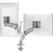 Chief KONTOUR K1C210S Desk Mount for Flat Panel Display - Silver - Height Adjustable - 10" to 30" Screen Support - 21.83 lb Load Capacity - 75 x 75, 100 x 100 - VESA Mount Compatible - Aluminum