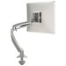 Chief KONTOUR K1D120SXDL Desk Mount for Flat Panel Display - Silver - Height Adjustable - 10" to 30" Screen Support - 25 lb Load Capacity - 75 x 75, 100 x 100 - VESA Mount Compatible - Aluminum
