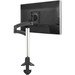 Chief Kontour Articulating Reduced-Height Column Monitor Arm Desk Mount - For Displays 10-32" - Black - Adjustable Height - 1 Display(s) Supported - 10" to 30" Screen Support - 40 lb Load Capacity