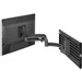Chief Kontour K1S Dynamic Slatwall Single Monitor Mount - Adjustable Arm - For 10-30 inch Displays - Black - Height Adjustable - 1 Display(s) Supported - 10" to 30" Screen Support - 24.91 lb Load Capacity - 75 x 75, 100 x 100 - Yes