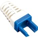 Black Box EZ-RJ45 CAT6 Strain-Relief Boot, 25-Pack, Blue - Cable Boot - Blue - 25 Pack - 0.2" Diameter - Rubber - TAA Compliant