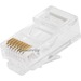Monoprice RJ-45 Modular Plugs RJ45 - 100 Pack For Solid - 100 Pack - 1 x RJ-45 Network Male