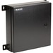 Black Box NEMA 4 Rated Fiber Optic Wallmount Enclosure, 2 Adapter Panels - For LAN Switch, Patch Panel - Wall Mountable - Cold-rolled Steel (CRS), SPCC - TAA Compliant