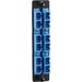 Black Box High-Density Adapter Panel, Ceramic Sleeves, (6) SC Duplex Pairs, Blue - 6 x SC Duplex - 6 Port(s) - 6 x RJ-11 - 6 x Duplex