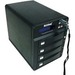 Buslink CipherShield FIPS140-2 USB3.0/eSATA AES 256-bit CS External Drive - 4 x HDD Supported - 4 x HDD Installed - 24 TB Installed HDD Capacity - RAID Supported 0, 3, 5, 10, LARGE, 3, 5, 10, LARGE - 4 x Total Bays - 4 x 3.5" Bay