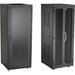Black Box Elite EC38U3032TPMS1NK Rack Cabinet - For Server, PDU - 38U Rack Height Enclosed Cabinet - 1 Fan(s) - Black - Plexiglas, Mesh, Steel - TAA Compliant