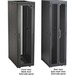 Black Box Elite EC45U2442SMMSMYK Rack Cabinet - For PDU, Server - 45U Rack Height - Black - Mesh, Steel - TAA Compliant