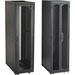 Black Box Elite EC45U3032TPMSMNK Rack Cabinet - For PDU, Server - 45U Rack Height - Black - Plexiglas, Mesh, Steel - TAA Compliant