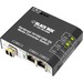 Black Box LBH2001A-H-LX Transceiver/Media Converter - 2 x Network (RJ-45) - 1 x LC Ports - Single-mode - Gigabit Ethernet - 1000Base-LX, 1000Base-T - 6.21 Mile - Rail-mountable, Rack-mountable - TAA Compliant