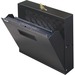 Black Box Laptop Cabinet - 4.8" Height x 15.5" Width x 17" Depth - Desk, Wall Mountable - Steel - Black - TAA Compliant