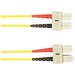 Black Box 5-m, SC-SC, 62.5-Micron, Multimode, PVC, Yellow Fiber Optic Cable - 16.40 ft Fiber Optic Network Cable for Network Device - First End: 2 x SC Network - Male - Second End: 2 x SC Network - Male - Patch Cable - 62.5 µm - Yellow