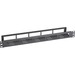 Black Box Horizontal IT Rackmount Cable Manager - 1U, 19" , Single-Sided Steel - Cable Tray - 1U Rack Height - 19" Panel Width - Steel - TAA Compliant