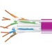 Black Box CAT6 550-MHz Solid Bulk Cable UTP CMP Plenum Purple 1000FT Pull-Box - 1000 ft Category 6 Network Cable for Network Device - First End: Bare Wire - Second End: Bare Wire - 1 Gbit/s - CMP - 23 AWG - Purple - TAA Compliant