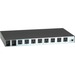 Black Box Horizontal Rackmount Remote Power Manager - 100-120-VAC, Dual-Circuit, 15-Amp, (8) NEMA 5-15 Outlet - IEC 60320 C14 - 8 x NEMA 5-15R - 120 V AC - Network (RJ-45) - 1U/2U - Horizontal - Rack-mountable - TAA Compliant